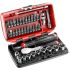 Facom 38-Piece Metric 1/4 in Standard Socket/Bit Set with Ratchet, 6 point