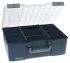 Raaco 9 Cell Blue PC, PP Compartment Box, 150mm x 415mm x 330mm