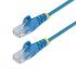 Cable Ethernet Cat6 U/UTP StarTech.com de color Azul, long. 1m, funda de Al(OH)3 (hidróxido de aluminio) EVA
