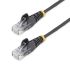 Cable Ethernet Cat6 U/UTP StarTech.com de color Negro, long. 3m, funda de Al(OH)3 (hidróxido de aluminio) EVA
