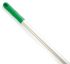 RS PRO Green Aluminium Mop Handle, 1.4m, for use with RS PRO Mop & Brush Heads