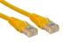 RS PRO Cat5e Ethernet Cable, RJ45 to RJ45, U/UTP Shield, Yellow PVC Sheath, 15m