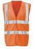 Orbit International Orange Waterproof Hi Vis Vest, XL