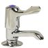 Pegler Yorkshire Chrome Plated Brass Quarter Turn Lever Handle Cold Basin Tap, 1/2in