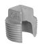 Georg Fischer Black Oxide Malleable Iron Fitting Plain Plug, Male BSPT 1/4in