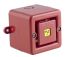 Sygnalizator akustyczny 230 V AC AE & T AC IP66 Czerwony 104dB 32-tonowy Montaż powierzchniowy