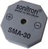 Sonitron 87dB Through Hole Continuous Internal Buzzer, 30 x 30 x 10.5mm, 1.5V dc Min, 24V dc Max