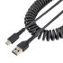 USB 2.0 Cable, Male USB C to Male USB A Cable, 320mm