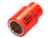 ITL Insulated Tools Ltd 3/8 in Drive 23mm Insulated Standard Socket, 12 point, VDE/1000V, 48 mm Overall Length