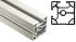 FlexLink Silver Aluminium Profile Strut, 44 x 44 mm, 11mm Groove, 2000mm Length, Series XC