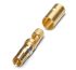 Phoenix Contact, VS-ST-KX-50-RG58 Series, Female Solder Cup D-Sub Connector Coaxial Contact, Gold Plated, 18 AWG