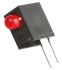 PCB LED indikátor barva Červená Pravý úhel Průchozí otvor 2 V Marl