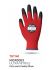 Traffi Red Nitrile, Nylon Cut Resistant Cut Resistant Gloves, Size 9, Large, Nitrile Coating