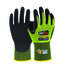 NXG Black Dog Cut D Black Glass Fiber, HPPE, Nitrile, Polyester, Spandex, Steel Cut Resistant Work Gloves, Size 7,