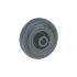 Guitel Black Rubber Castor Wheels 51001210, 100daN
