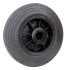 Guitel Hervieu Black Rubber Abrasion Resistant Trolley Wheel, 200kg