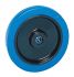 Guitel Hervieu Black, Blue Rubber Abrasion Resistant, Low Starting Resistance, Non-Marking Trolley Wheel, 200kg