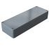 Rose Aluminium Standard Series Grey Die Cast Aluminium Enclosure, IP66, IK09, Grey Lid, 64 x 185 x 34mm