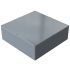 Rose Aluminium Standard Series Grey Glass Fibre Reinforced Polyester Enclosure, IP66, IK09, Grey Lid, 600 x 600 x 202mm