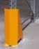 Manorga Regal Typ Upright Seitenschutz aus Stahl in Gelb, 400mm x 130mm