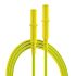 RS PRO Test Leads, 10A, 1000V, Green/Yellow, 250mm Lead Length