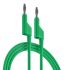 RS PRO Test Leads, 10A, 1000V, Green, 500mm Lead Length