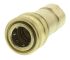 Parker Brass Female Hydraulic Quick Connect Coupling, G 1/8 Female