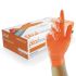 Unigloves GP0*** Orange Powder-Free Nitrile Disposable Gloves, Size M, Food Safe, 100 per Pack