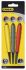 Stanley 3-Piece Punch Set, Pin Punch, 0.8 → 2.4 mm Shank