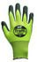 Traffi TG7360 Black, Green Elastane, HPPE, Nylon, Polyester Safety Gloves, Size 9, Large, Polyurethane Coating