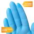 Kimberly Clark G10 Blue Powdered Nitrile Disposable Gloves, Size L, No, 1000 per Pack