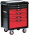 SAM 6 Drawer ABS Wheeled Tool Trolley