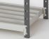 Manorga RAL 7035 Light Grey 1 Shelf Sheet Steel Quickshelf Extension Bay x 1000mm, 500mm, 70kg Load