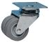 Guitel Hervieu 50mm轻型脚轮 热塑性塑料万向轮, 60kg负载, 座板安装, 21831200