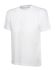 Uneek T-Shirt T-Shirt, 100 % Baumwolle Weiß