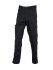 Uneek 男款长裤, UC903系列, 35% 棉,65% 聚酯, 36in腰围, 黑色