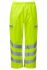 Pantalones de alta visibilidad PULSAR, talla 47 to 49plg, de color Amarillo, Transpirable, impermeable