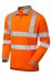 Poloshirt Long Sleeve Orange Pulsarail -