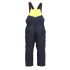 Flexitog ICE DIAMOND Navy/Yellow Bib & Brace Overalls Heat Insulating, Size L