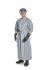 Gown Tychem F Grey Shin Length With Wrap