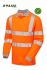 Praybourne Lang Orange LFE904 Warnschutz Polohemd