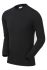 Praybourne Black Cotton, Modacrylic Thermal Shirt, 2XL