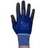 Tornado Contour Air Blue Nylon Gloves, Size 10, XL, Polyurethane Coating