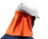 Helmet Sun Cape High Visibility Orange