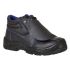 Portwest 防水防滑防静电安全靴, 不锈钢包头, 黑色，蓝色, 欧码43, 男款, FW22-09