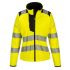 Portwest PW381YBLK Black, Yellow Unisex Hi Vis Jacket, XS