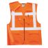 Waistcoat Executive Rail Hi-Viz Orange E