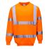 Sweatshirt Hi-Viz Orange with Reflective