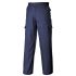 Pantaloni Blu Navy 35% cotone, 65% poliestere per Unisex, lunghezza 33poll Confortevole, Morbido C701 30poll 76cm
