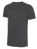 Uneek Charcoal T-Shirt, EUR- L